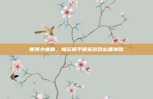 便携小音响,畅玩和平精英游戏必备神器