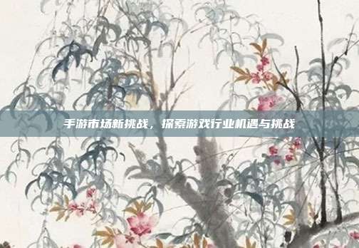 手游市场新挑战,探索游戏行业机遇与挑战