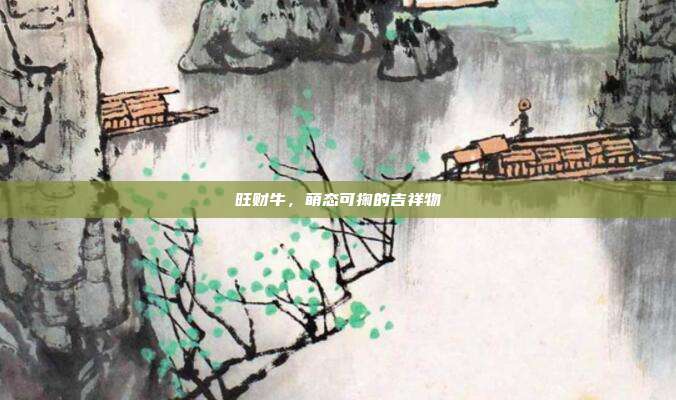 旺财牛,萌态可掬的吉祥物
