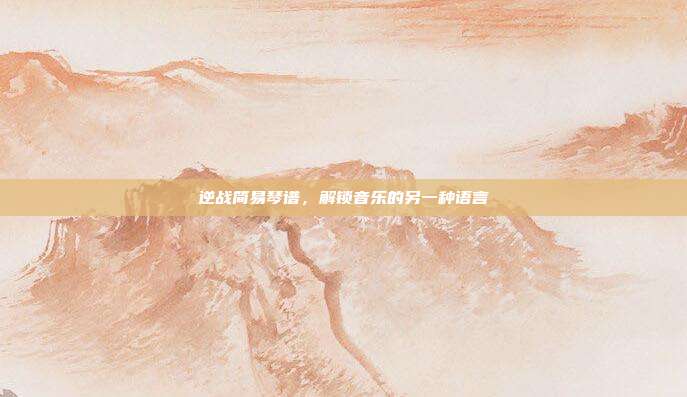 逆战简易琴谱,解锁音乐的另一种语言