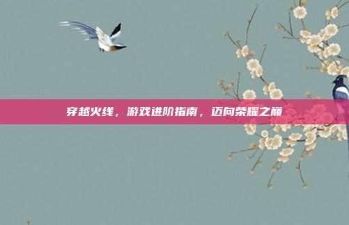 穿越火线,游戏进阶指南,迈向荣耀之巅