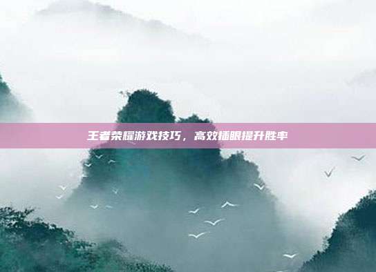 王者荣耀游戏技巧,高效插眼提升胜率