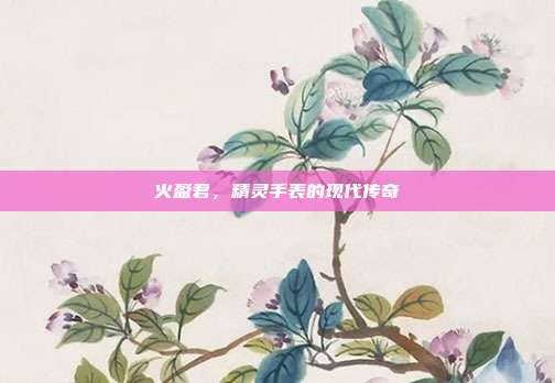 火盈君,精灵手表的现代传奇
