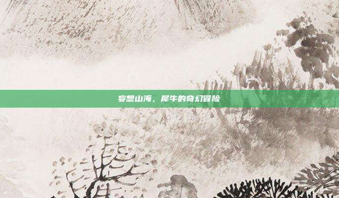 妄想山海,犀牛的奇幻冒险