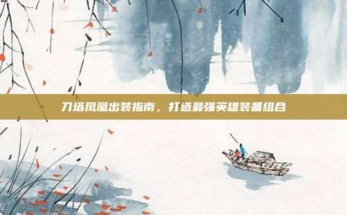 刀塔凤凰出装指南,打造最强英雄装备组合