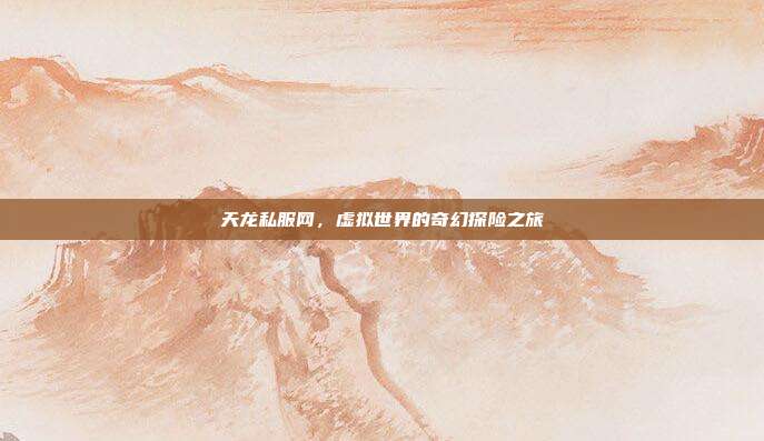 天龙私服网,虚拟世界的奇幻探险之旅