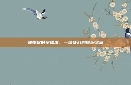 弹弹堂时空秘境,一场奇幻的冒险之旅