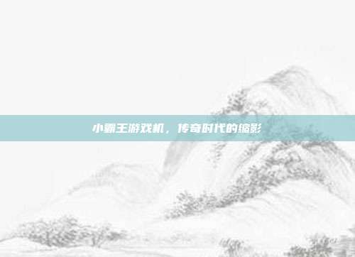 小霸王游戏机,传奇时代的缩影