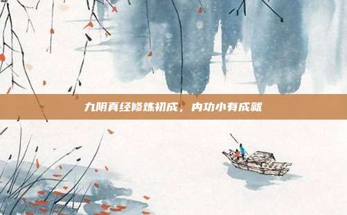 九阴真经修炼初成,内功小有成就