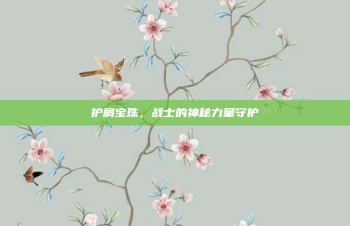 护肩宝珠,战士的神秘力量守护