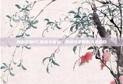 热血无赖PC版战斗体验,激情与策略的完美结合
