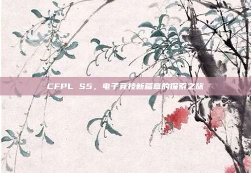 CFPL S5,电子竞技新篇章的探索之旅