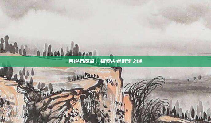 问道石魔掌,探索古老武学之谜