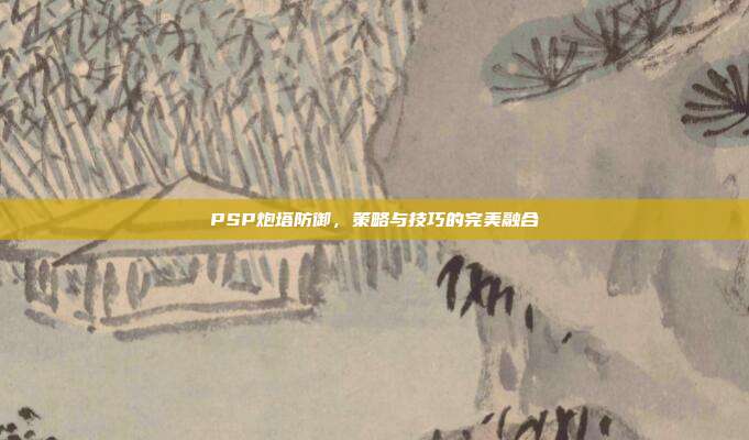 PSP炮塔防御,策略与技巧的完美融合