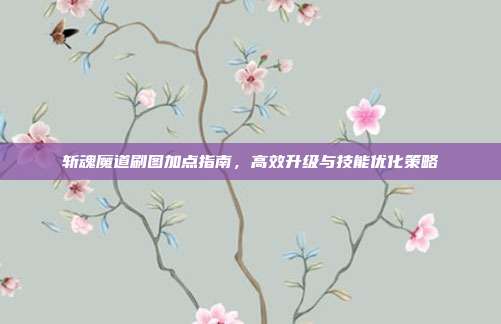 斩魂魔道刷图加点指南,高效升级与技能优化策略