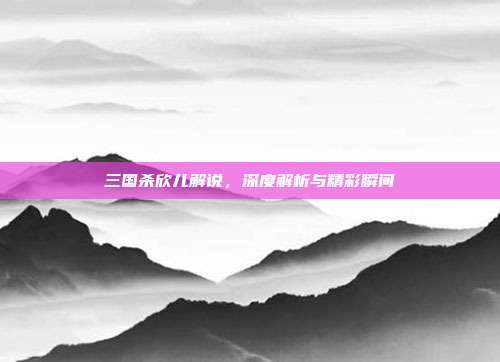 三国杀欣儿解说,深度解析与精彩瞬间