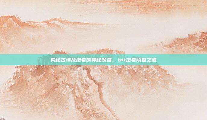揭秘古埃及法老的神秘陵墓,tnt法老陵墓之谜