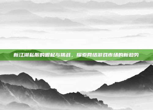 新江湖私服的崛起与挑战,探索网络游戏市场的新趋势