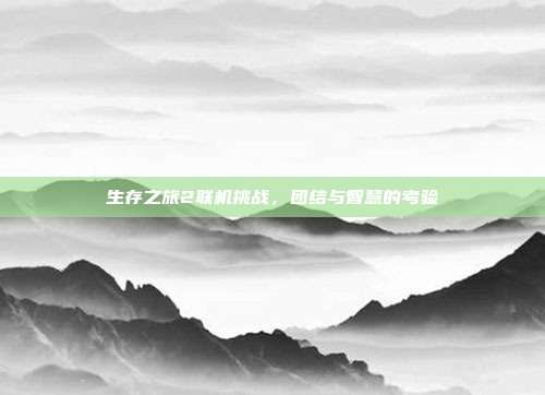 生存之旅2联机挑战,团结与智慧的考验
