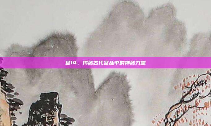 宫14,揭秘古代宫廷中的神秘力量