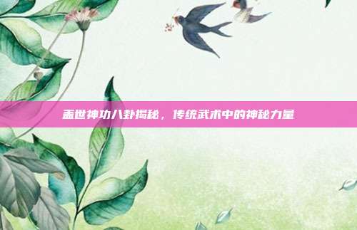 盖世神功八卦揭秘,传统武术中的神秘力量