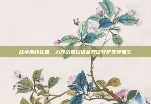 战争前线礼包,为作战者提供全方位守护支撑体系