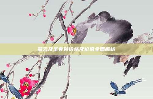 慧云及圣套装价格及价值全面解析
