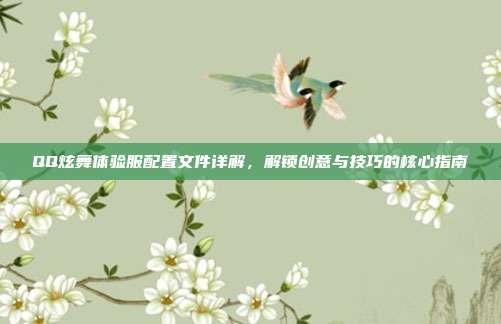 QQ炫舞体验服配置文件详解,解锁创意与技巧的核心指南