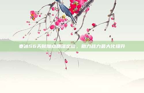 寒冰S6天赋加点精准定位,助力战力最大化提升