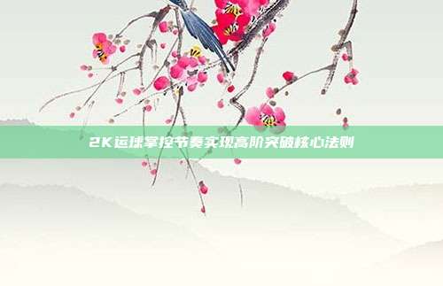 2K运球掌控节奏实现高阶突破核心法则