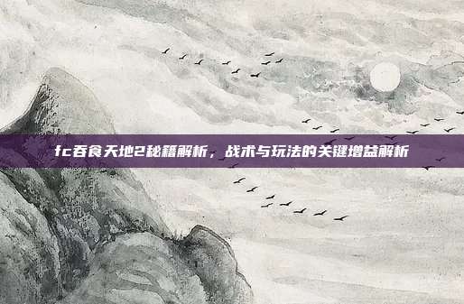 fc吞食天地2秘籍解析,战术与玩法的关键增益解析