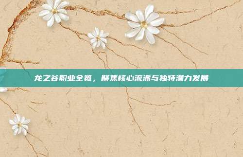 龙之谷职业全览,聚焦核心流派与独特潜力发展