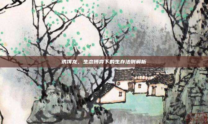 诱饵龙,生态博弈下的生存法则解析