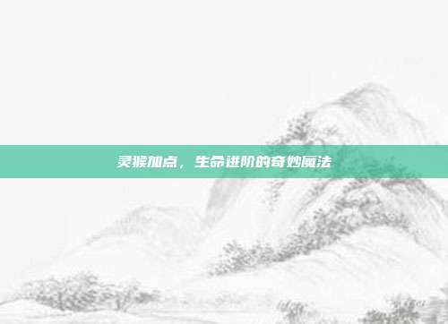 灵猴加点,生命进阶的奇妙魔法