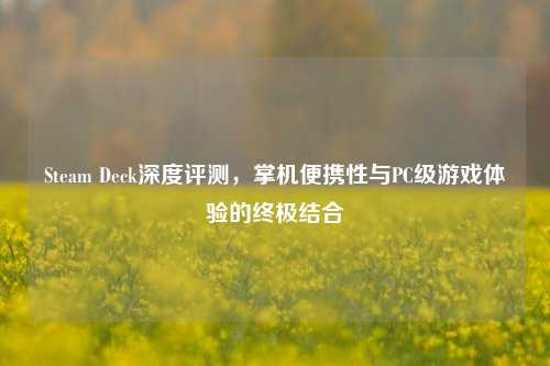 Steam Deck深度评测,掌机便携性与PC级游戏体验的终极结合