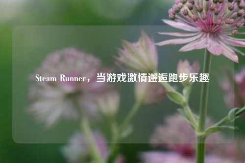 Steam Runner,当游戏激情邂逅跑步乐趣