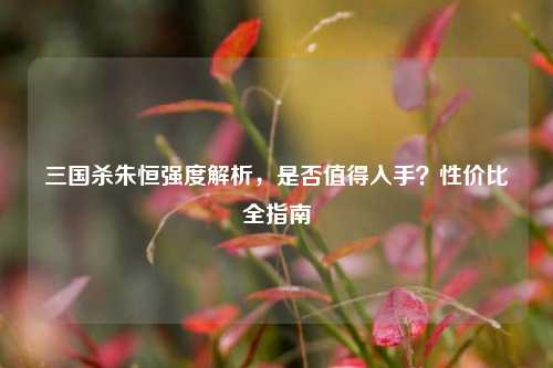 三国杀朱恒强度解析,是否值得入手?性价比全指南