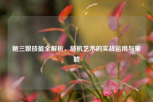 鲍三娘技能全解析,随机艺术的实战运用与策略