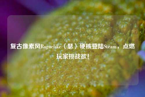 复古像素风Roguelike〈瑟〉硬核登陆Steam,点燃玩家挑战欲!
