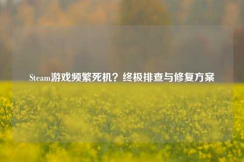 Steam游戏频繁死机?终极排查与修复方案