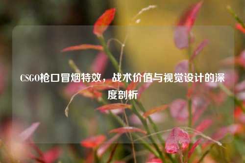 CSGO枪口冒烟特效,战术价值与视觉设计的深度剖析