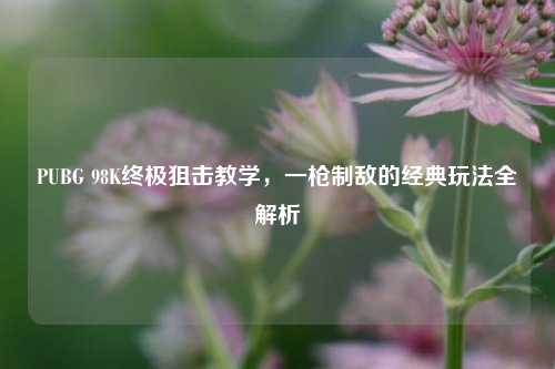 PUBG 98K终极狙击教学,一枪制敌的经典玩法全解析