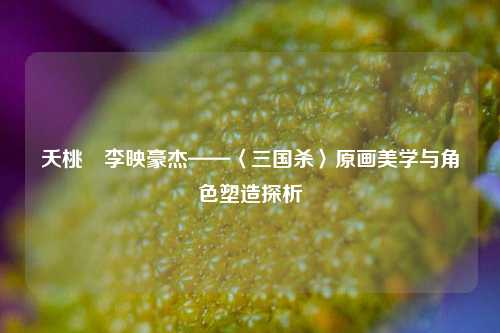 夭桃秾李映豪杰——〈三国杀〉原画美学与角色塑造探析