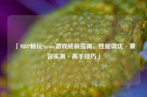 「MBP畅玩Steam游戏终极指南,性能调优·兼容实测·高手技巧」