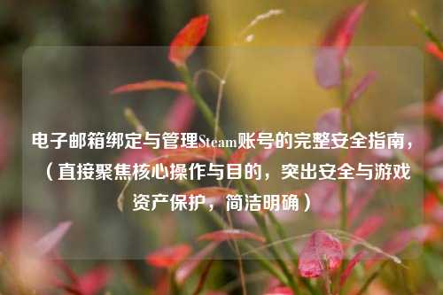 电子邮箱绑定与管理Steam账号的完整安全指南,(直接聚焦核心操作与目的,突出安全与游戏资产保护,简洁明确)