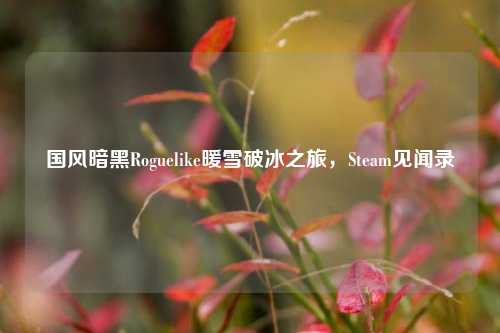 国风暗黑Roguelike暖雪破冰之旅,Steam见闻录