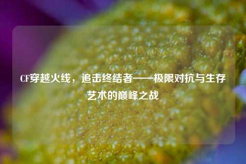 CF穿越火线,追击终结者——极限对抗与生存艺术的巅峰之战