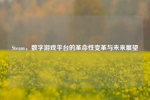 Steam,数字游戏平台的革命性变革与未来展望