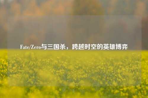Fate/Zero与三国杀,跨越时空的英雄博弈