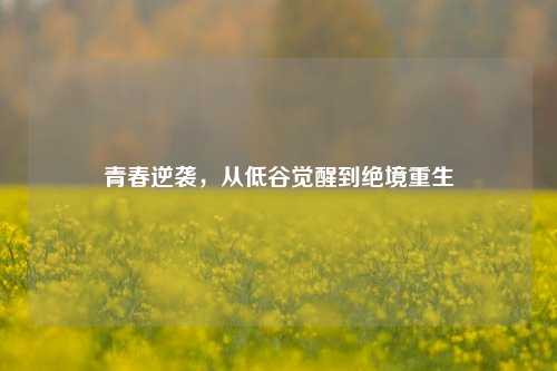 青春逆袭,从低谷觉醒到绝境重生